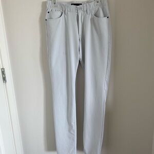 UNDER ARMOUR Men's Athletic Pants Classic Style Light Gray Size 30/34